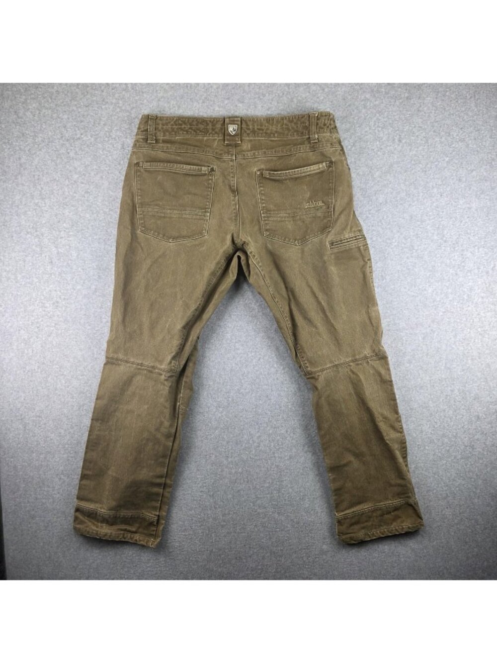 Kuhl RYDR Pants Mens 36x30 Brown Straight Fit Work Outdoor Hiking Canvas